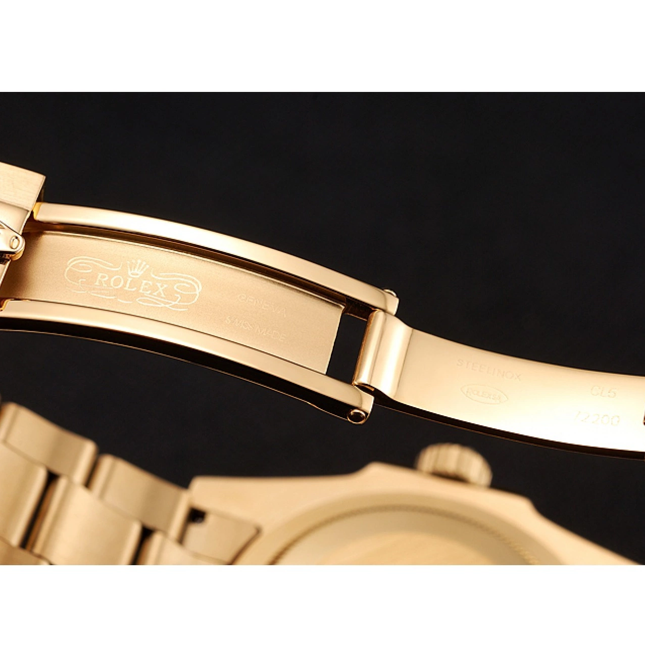Best AAA Replica Sites Stone Dial And Master Case Swiss Bracelet Gold Green Rolex GMT II 1453748 Bezel Set 0610